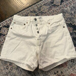 AGOLDE Parker Long Relaxed Organic Cotton Denim Shorts